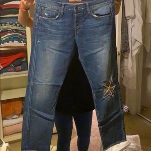 Lucky brand sienna tomboy cropped jeans